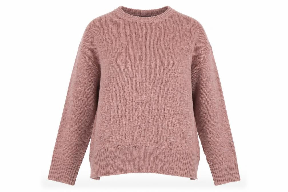 New Look Womens Pink  Knit Pullover Jumper Size S  - Oversized