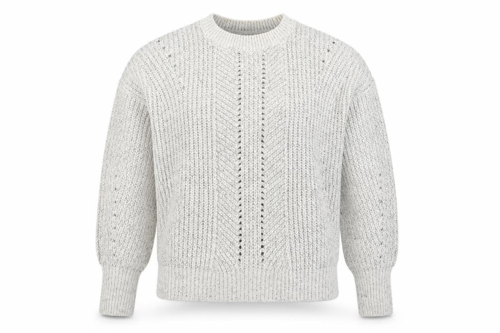 New Look Womens Grey  Knit Pullover Jumper Size L  - Oversized
