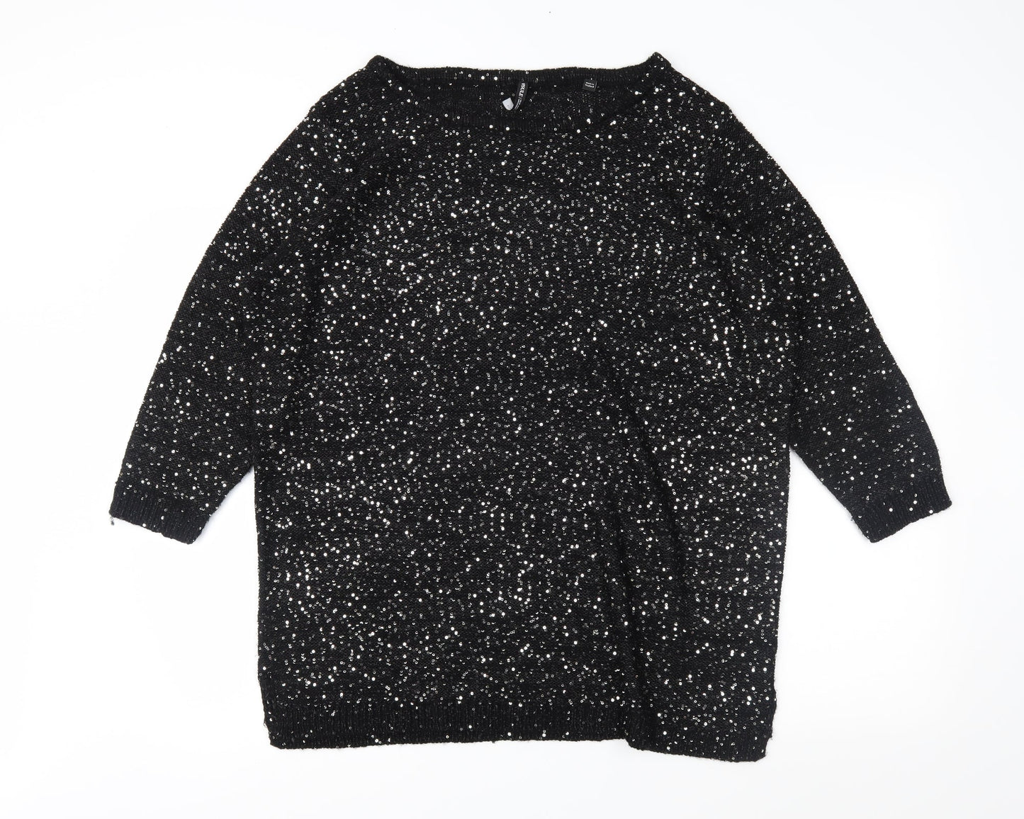 Capsule Womens Black   Pullover Jumper Size 20