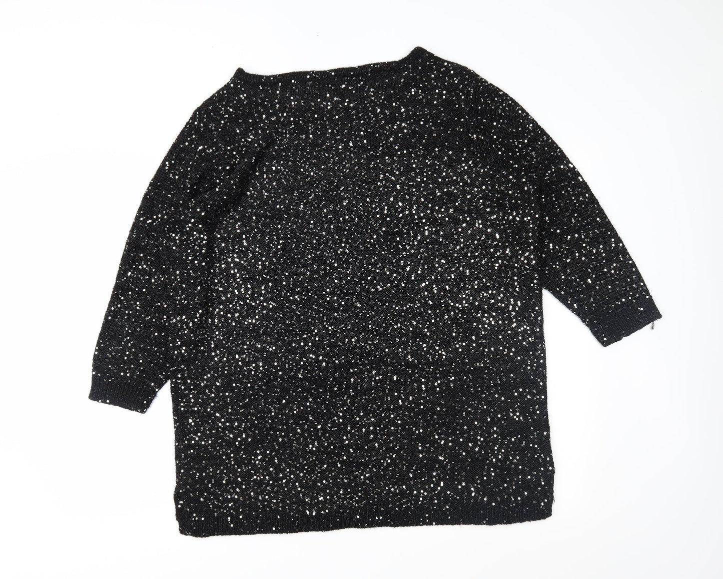 Capsule Womens Black   Pullover Jumper Size 20