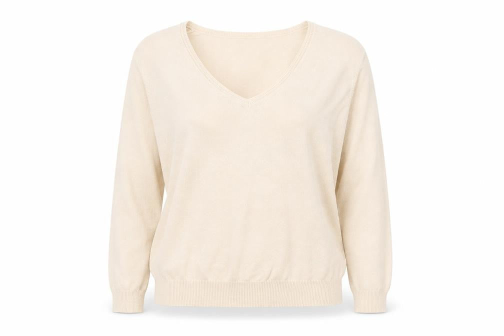 Marks & Spencer Womens Ivory   Pullover Jumper Size 14