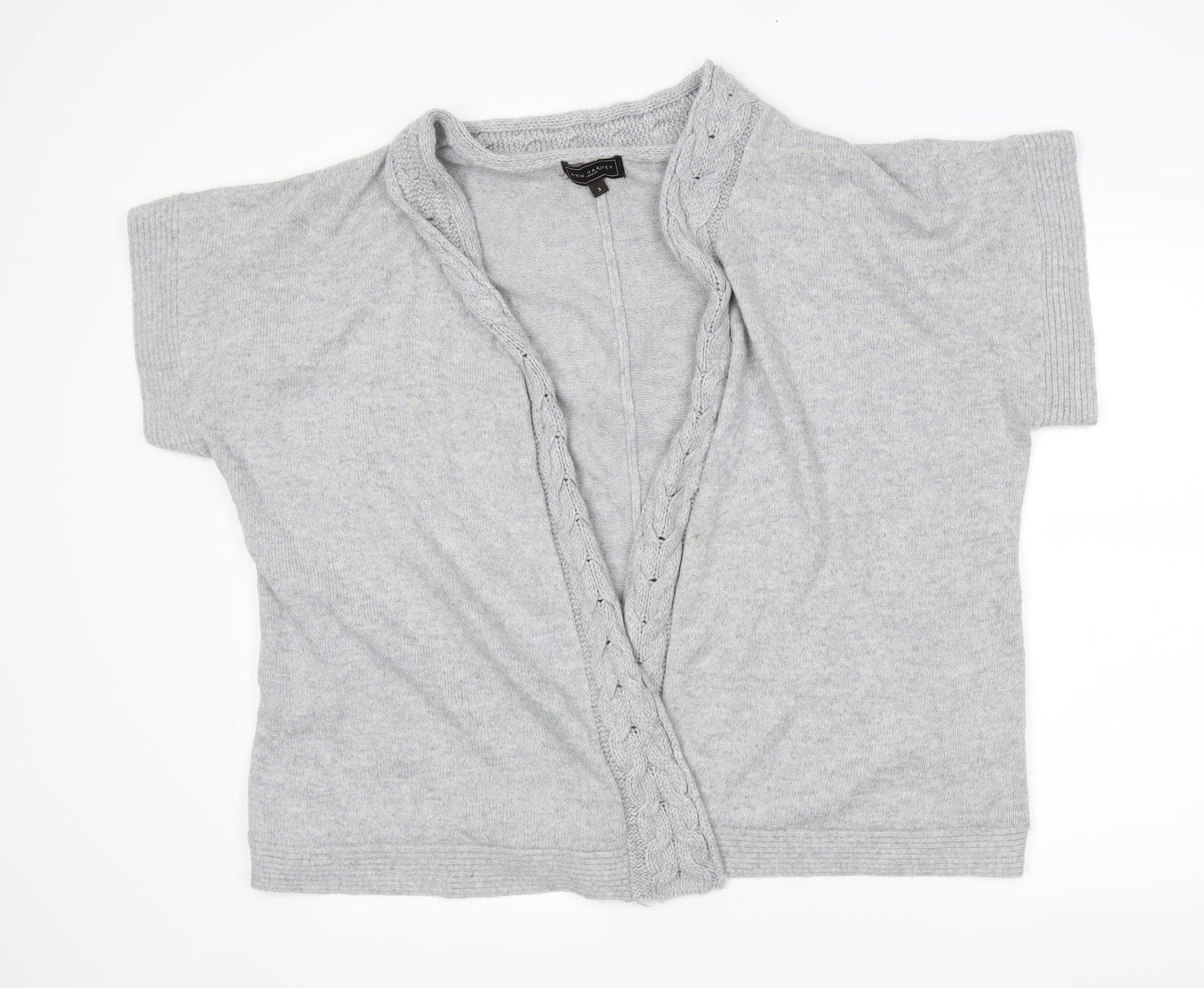 Ann Harvey Womens Grey   Wrap Jumper Size L