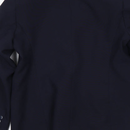 Preloved Agenda Womens Blue   Jacket Blazer Size 12 - Label