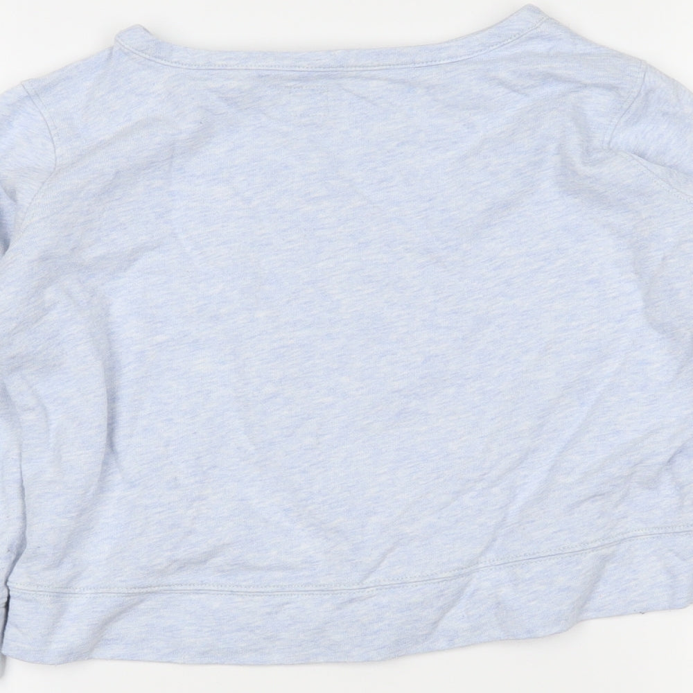 Gap Girls Blue   Pullover Sweatshirt Size 6-7 Years
