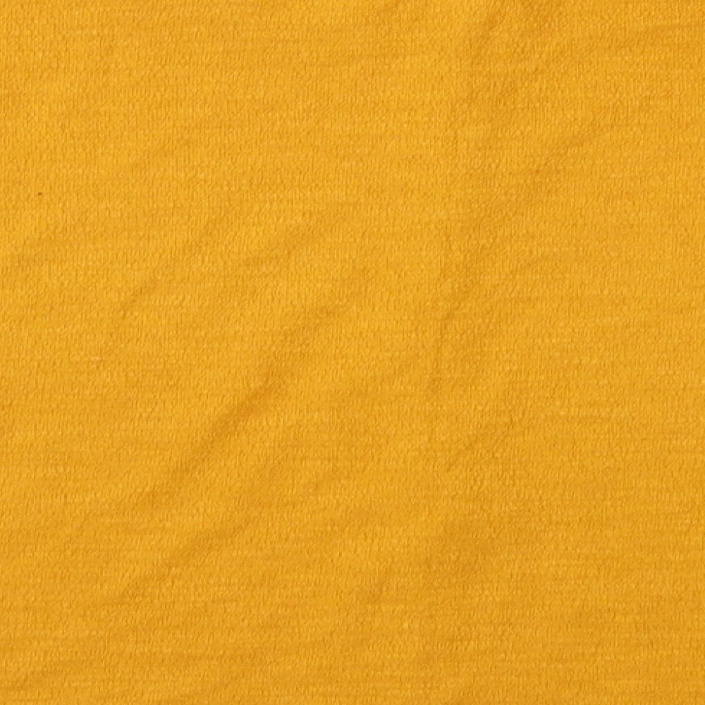 H&M Womens Yellow   Basic Blouse Size S