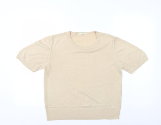 Marks and Spencer Womens Ivory   Basic Blouse Size 14