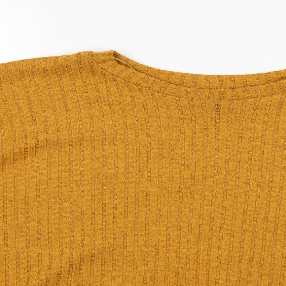 Primark Womens Gold   Pullover Jumper Size M