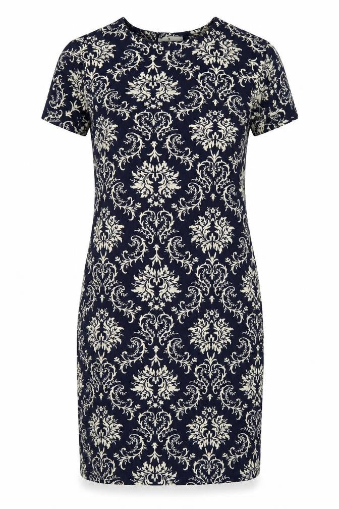 TU Womens Blue Floral  Pencil Dress  Size 10