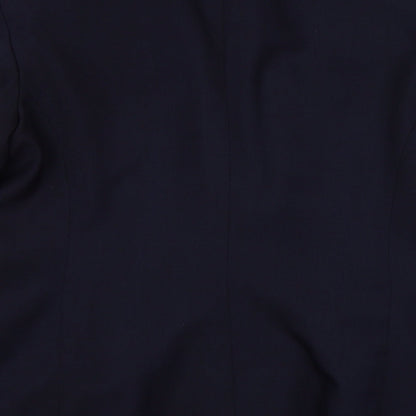 F&F Womens Blue  Rayon Jacket Suit Jacket Size 12