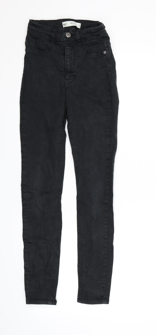 Ginatricot Womens Black  Denim Skinny Jeans Size S L26 in - Skinny Jeans