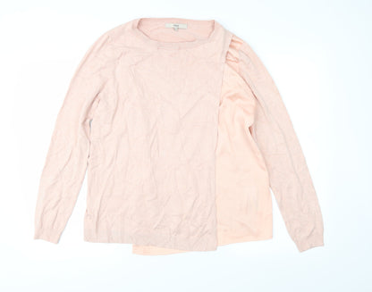Preloved NEXT Womens Pink  Knit Pullover Jumper Size 12 - Front