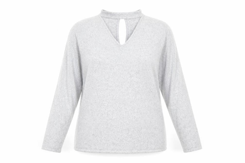 F&F Womens Grey  Knit Pullover Jumper Size 14
