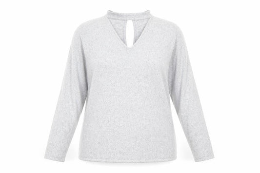 F&F Womens Grey  Knit Pullover Jumper Size 14