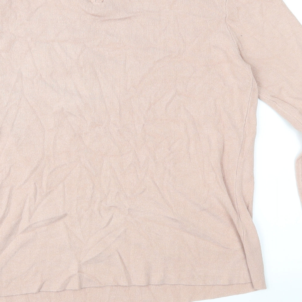 Warehouse Womens Pink  Knit Pullover Jumper Size 12
