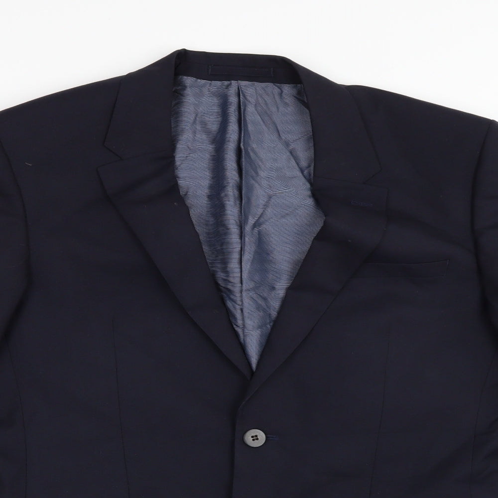 Marks and Spencer Mens Blue   Jacket Suit Jacket Size 38
