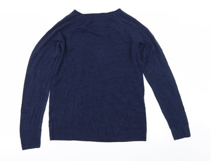 Preloved TU Womens Blue   Pullover Jumper Size 10 - Back