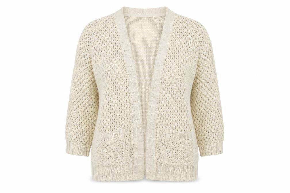 Oasis Womens Ivory   Cardigan Jumper Size M