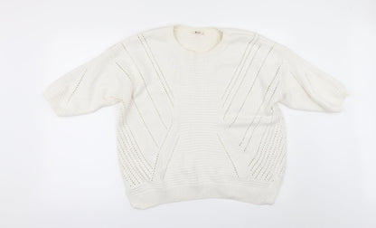 Tu Womens Ivory   Pullover Jumper Size 16