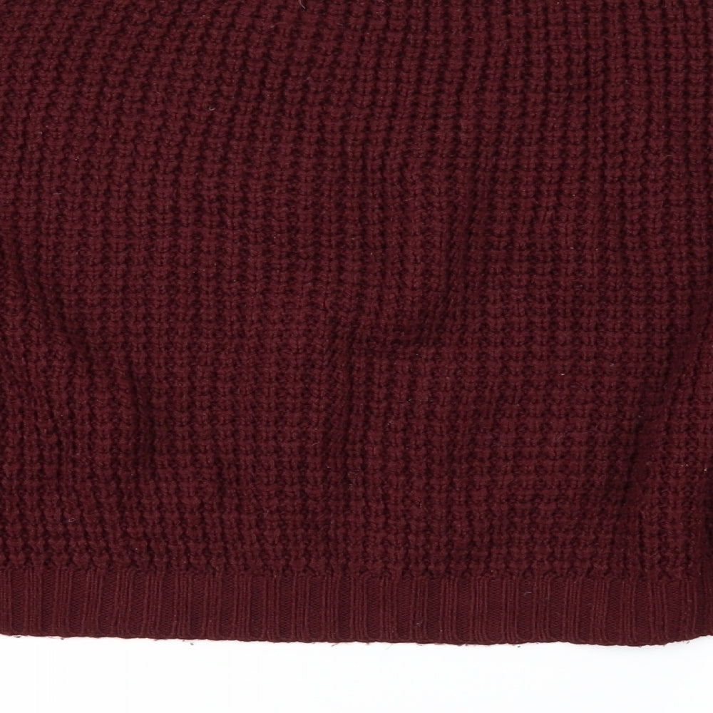 Topshop Womens Red   Pullover Jumper Size 10