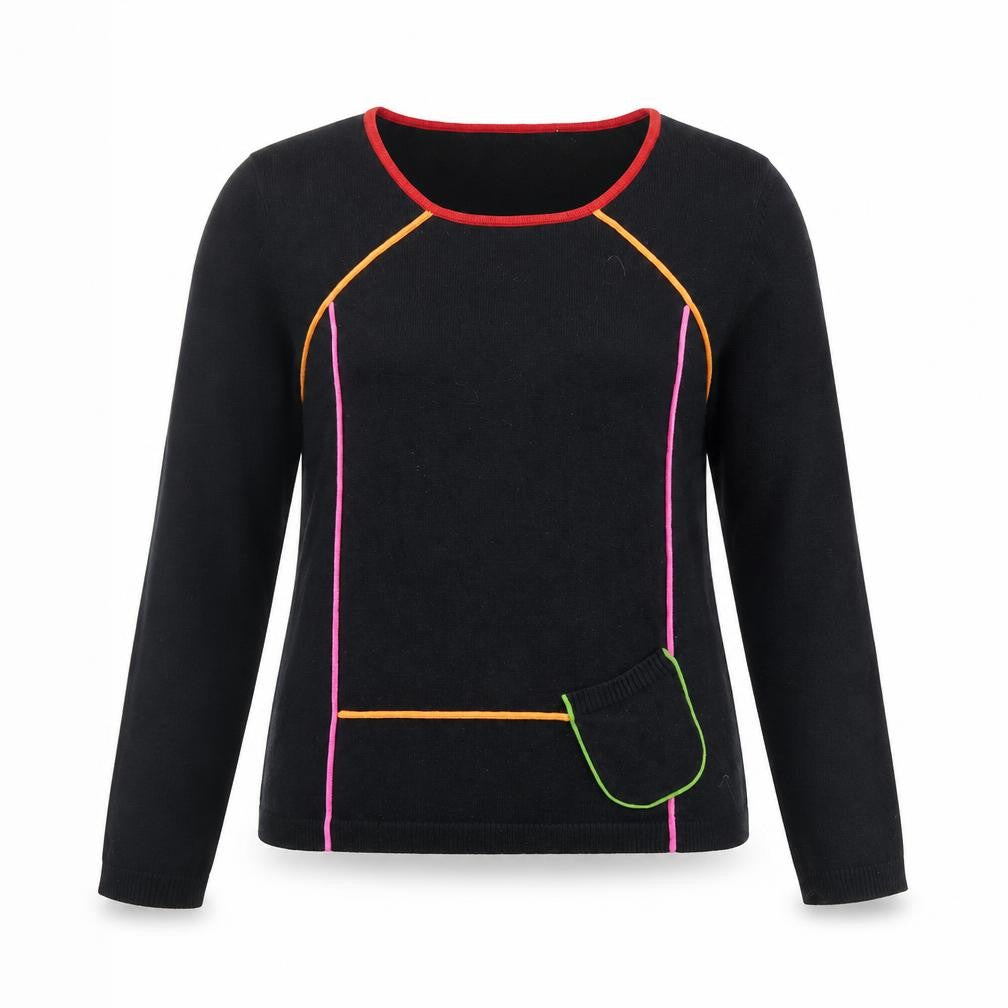 Preworn Womens Black   Pullover Jumper Size 10