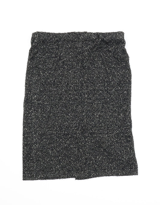 Preworn Womens Grey   Straight & Pencil Skirt Size M