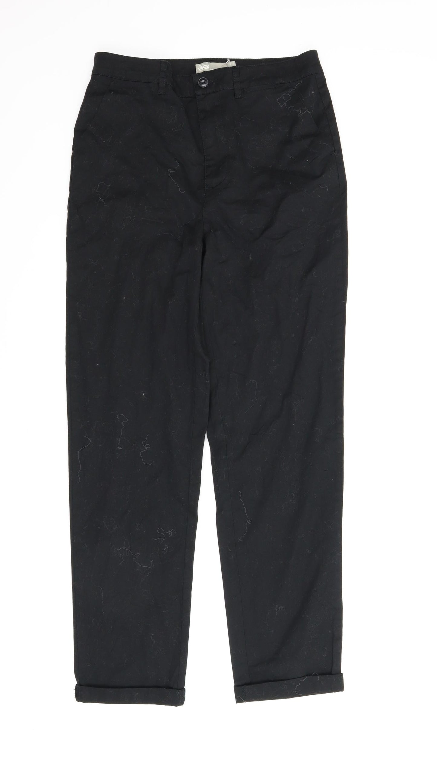 ASOS Womens Black   Carrot Trousers Size 8 L26 in