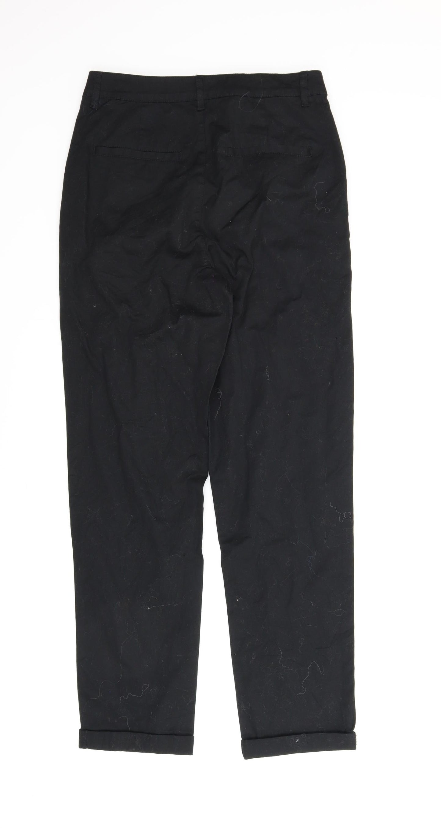 ASOS Womens Black   Carrot Trousers Size 8 L26 in