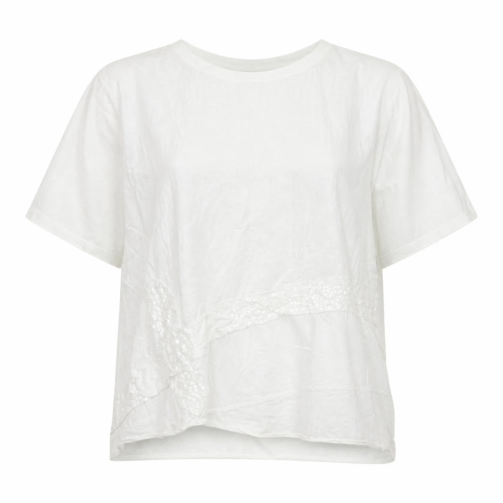 New Collection Womens White   Basic Blouse Size L