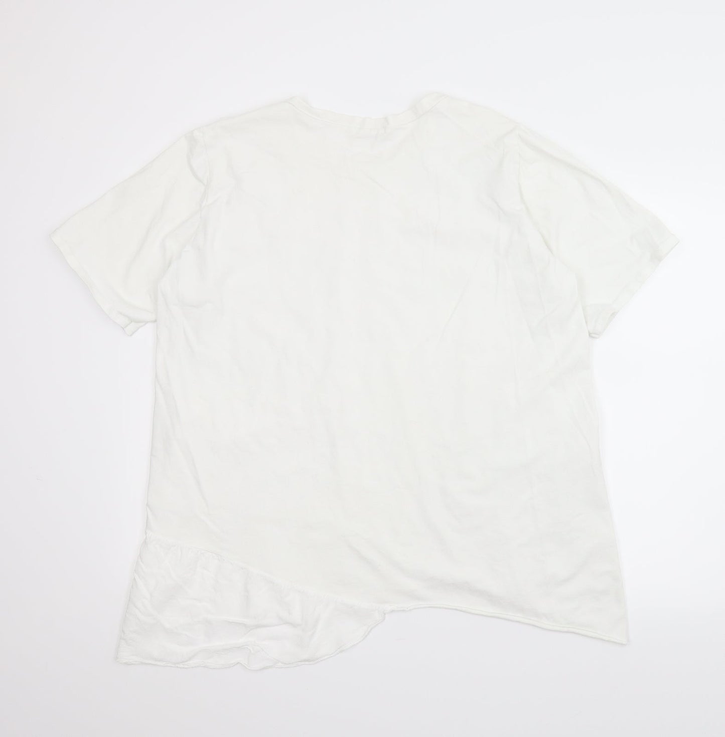 New Collection Womens White   Basic Blouse Size L