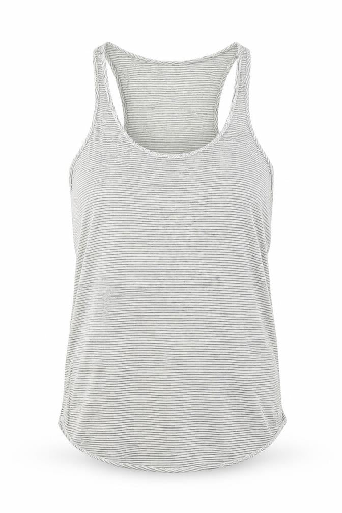Zara Womens Grey Striped  Basic T-Shirt Size XS