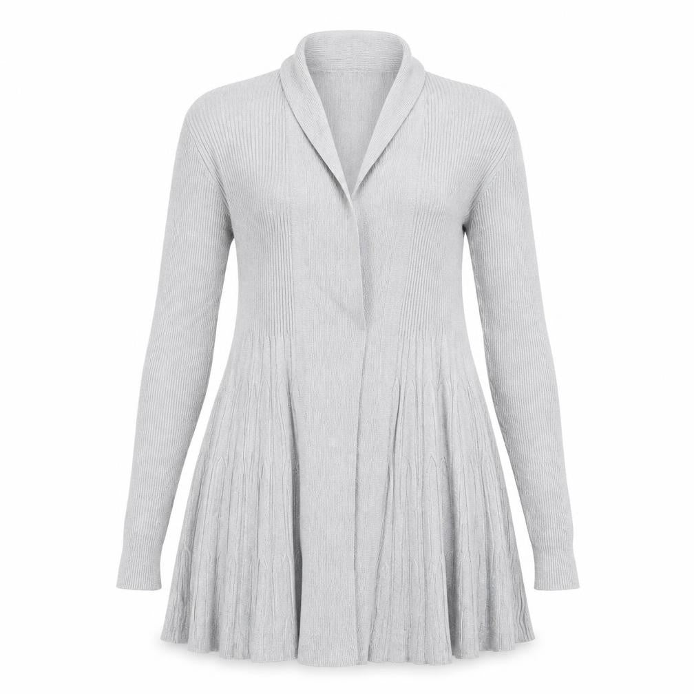 Miracle Womens Grey   Cardigan Jumper Size S
