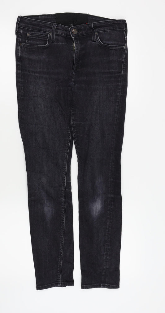 Preworn Womens Black   Skinny Jeans Size 28 in L28 in