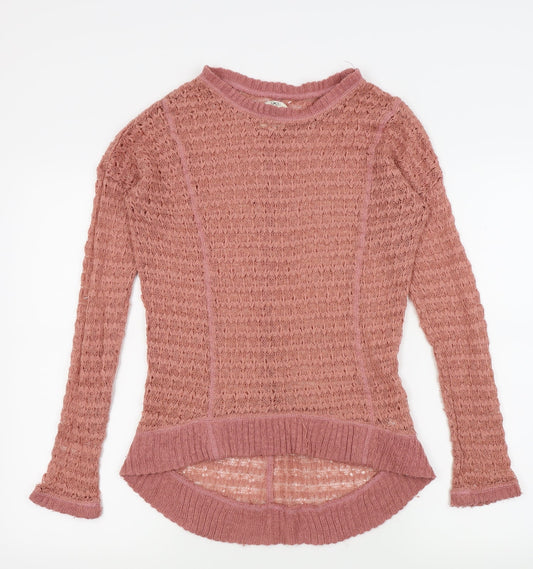 New Look Womens Pink   Pullover Jumper Size 6