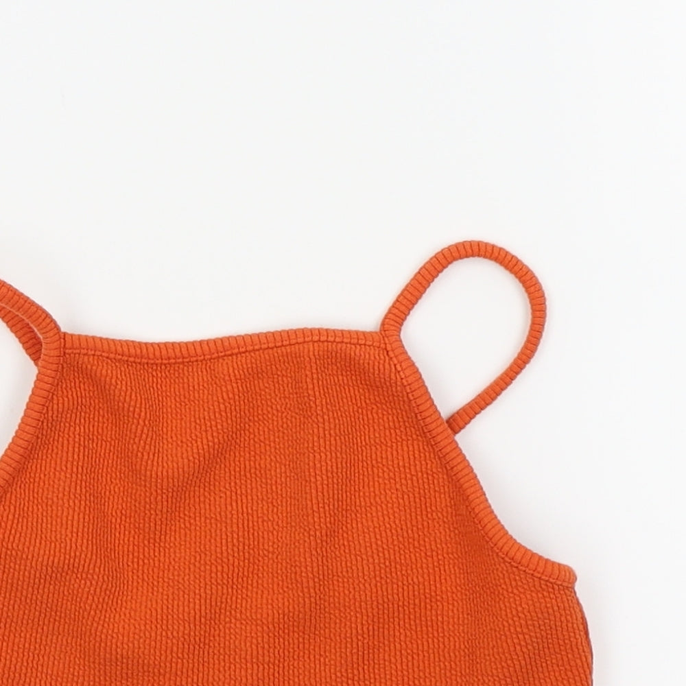 New Look Womens Orange   Camisole Tank Size 10