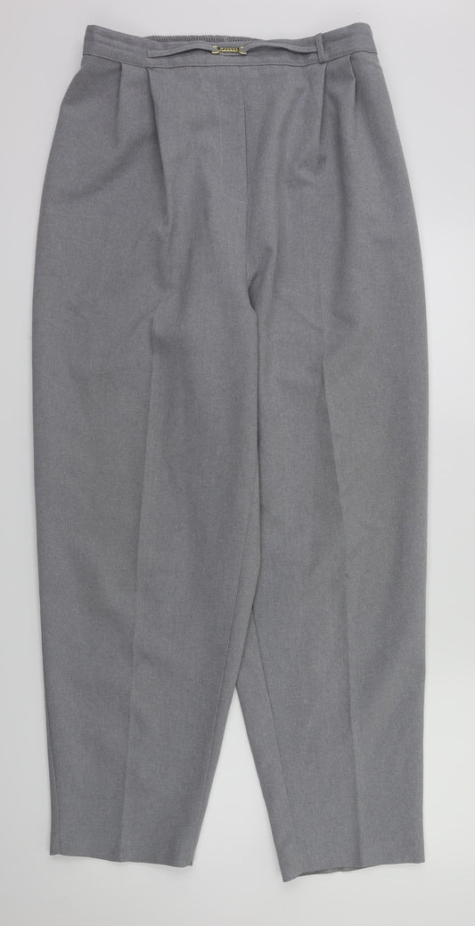 Design Essentials Womens Grey   Trousers  Size 18 L29 in - Stretch waistband
