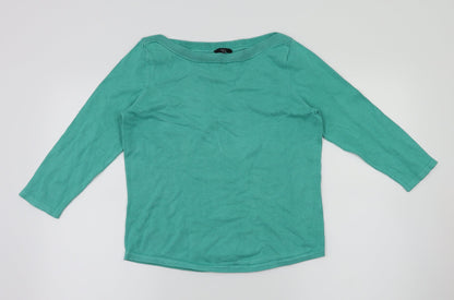 M&Co Womens Green   Pullover Jumper Size 12