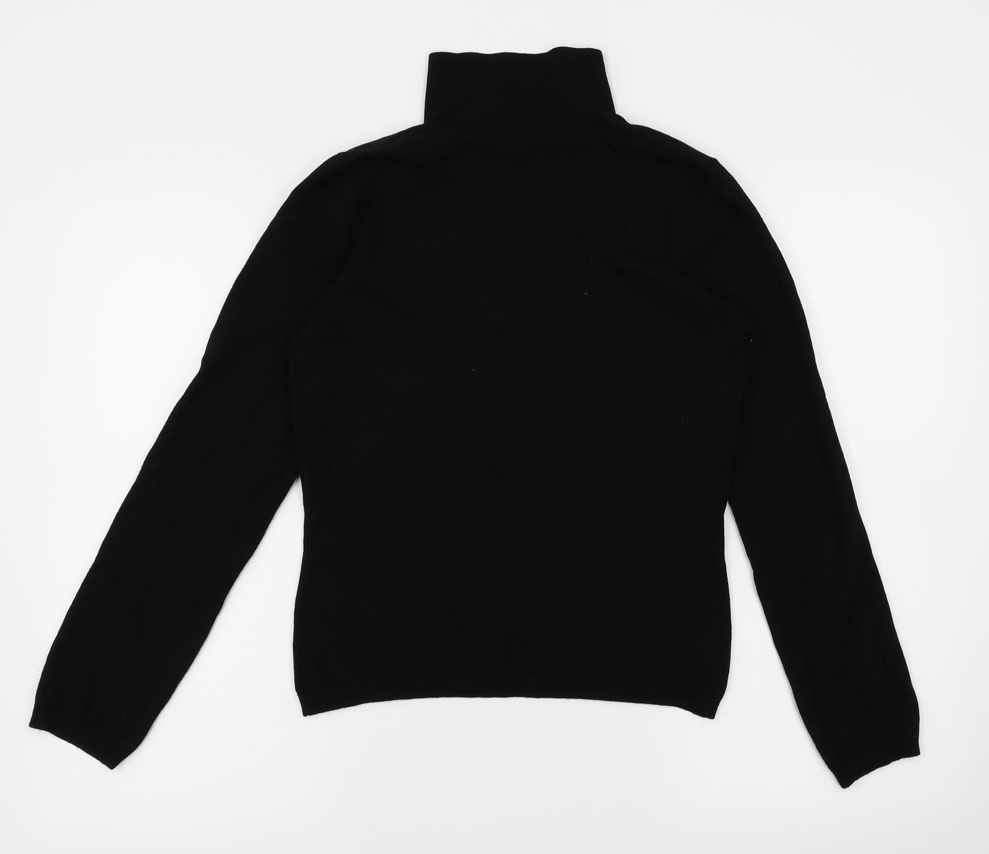 M&S Womens Black   Basic T-Shirt Size 8