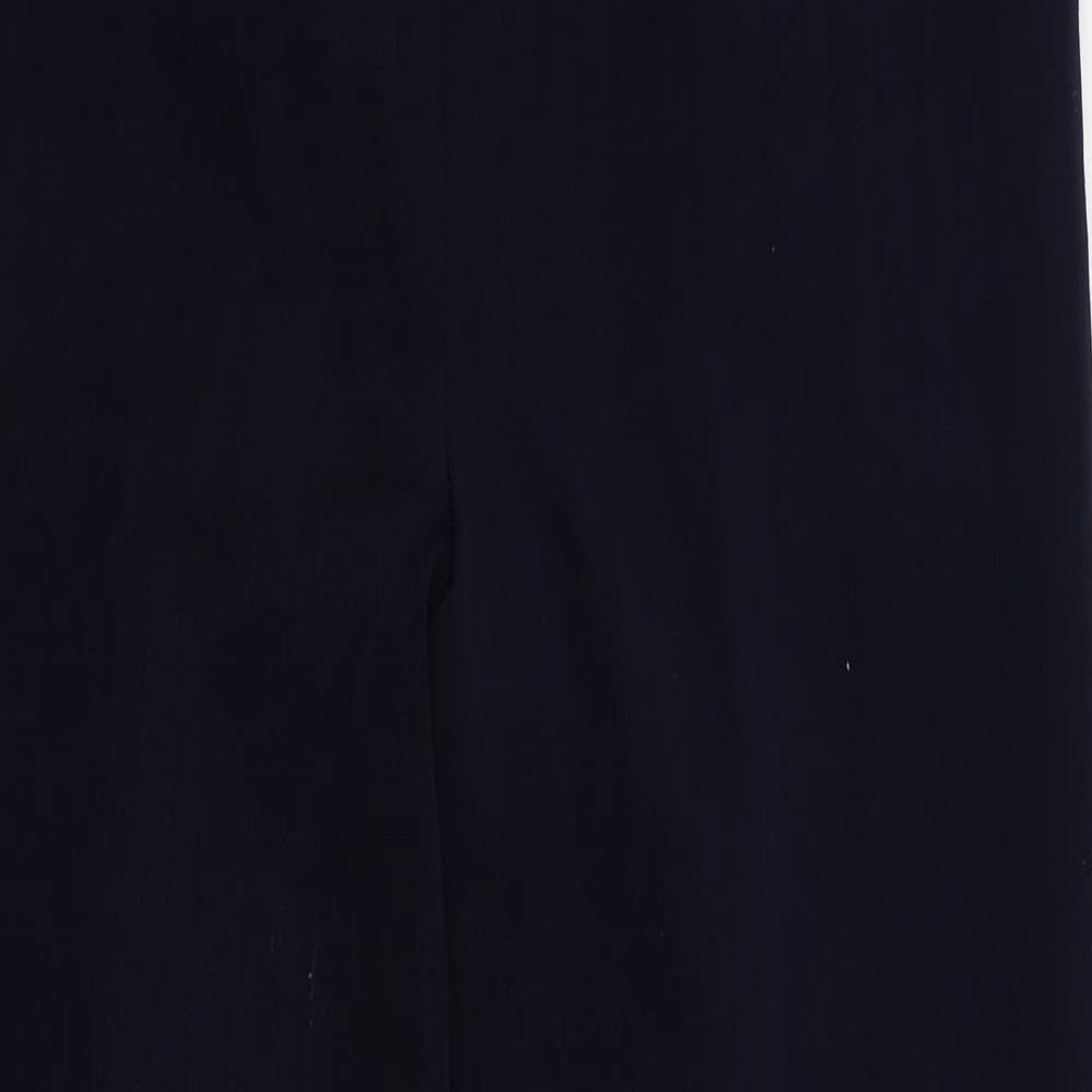 preworn  Womens Blue   Trousers  Size 14 L26 in - Stretch waistband