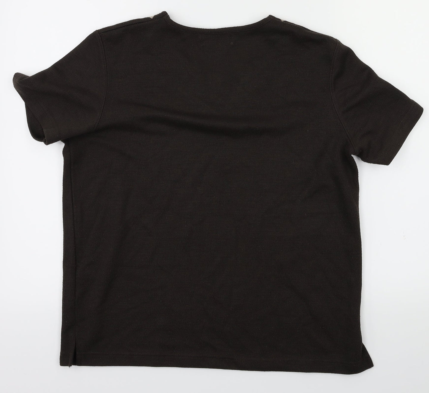 Bonmarché Womens Brown   Basic T-Shirt Size S
