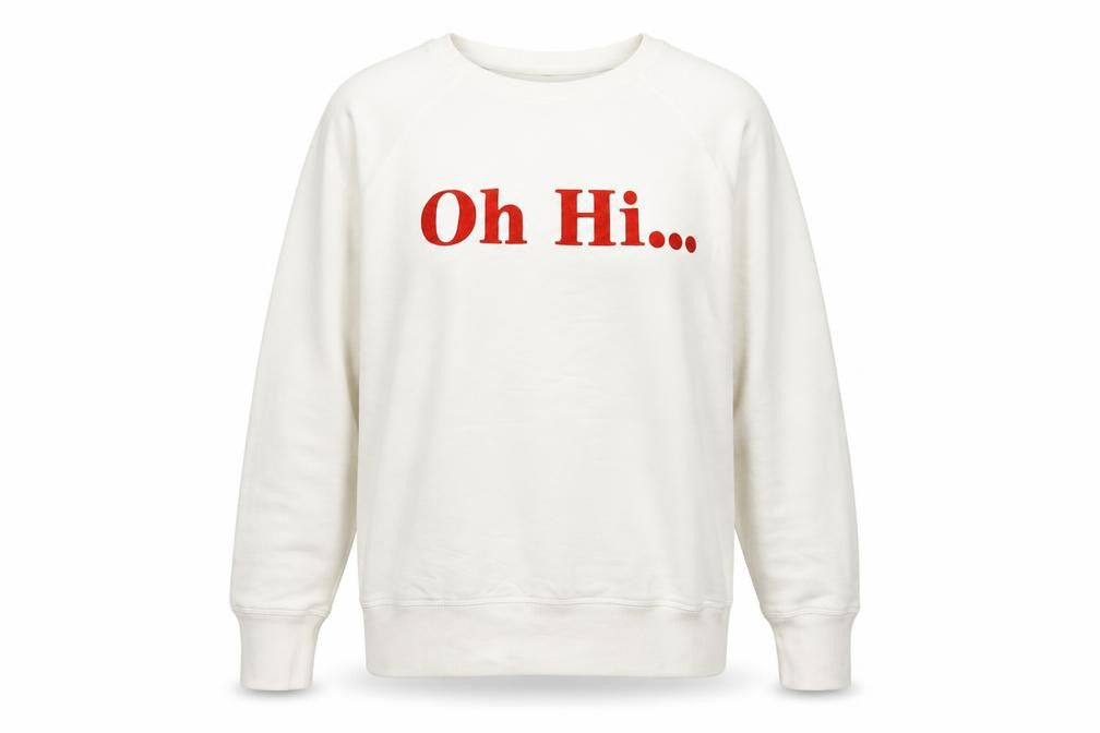 George Womens White   Pullover Sweatshirt Size S