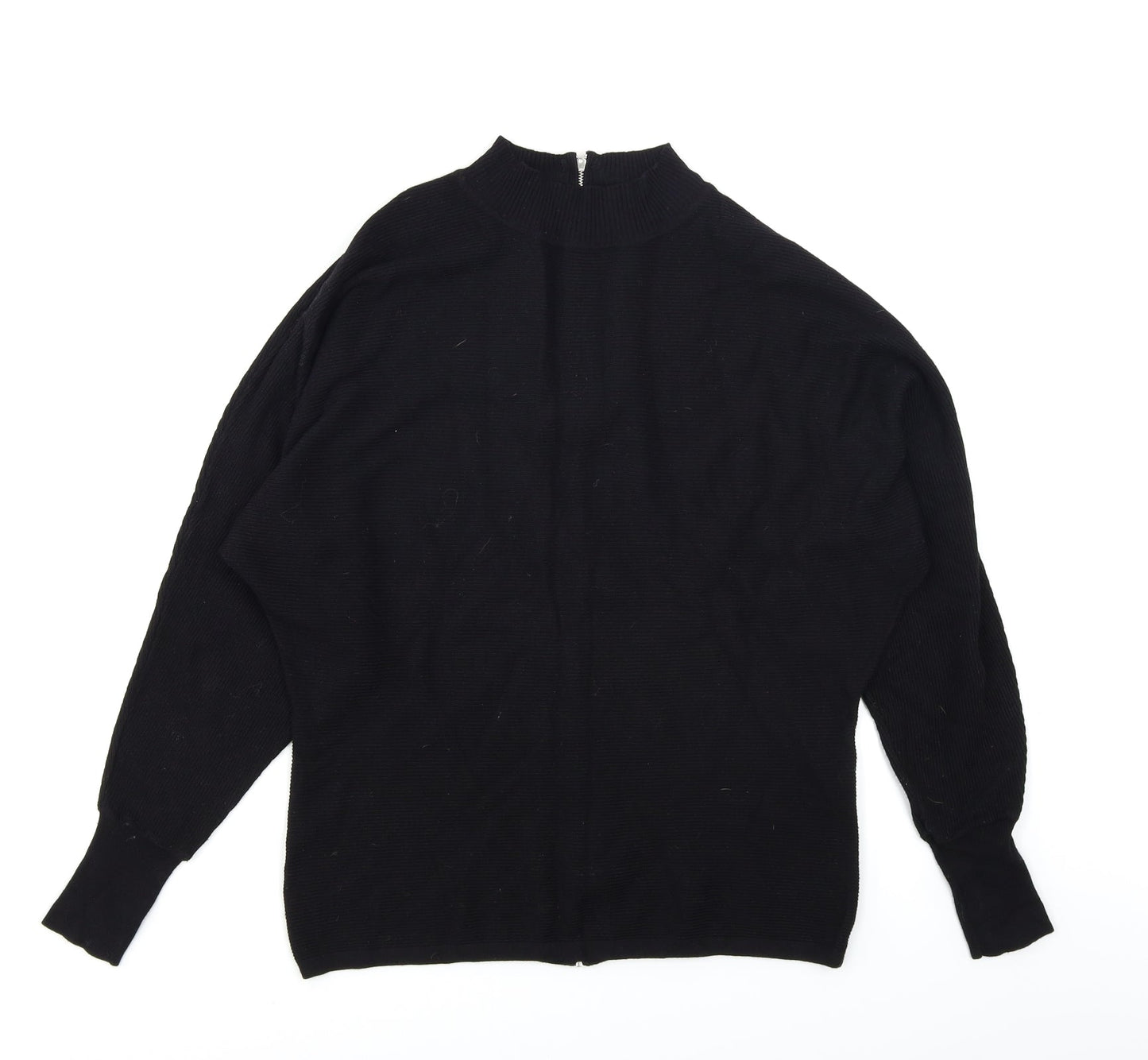 Primark Womens Black   Basic T-Shirt Size S  - Ribbed