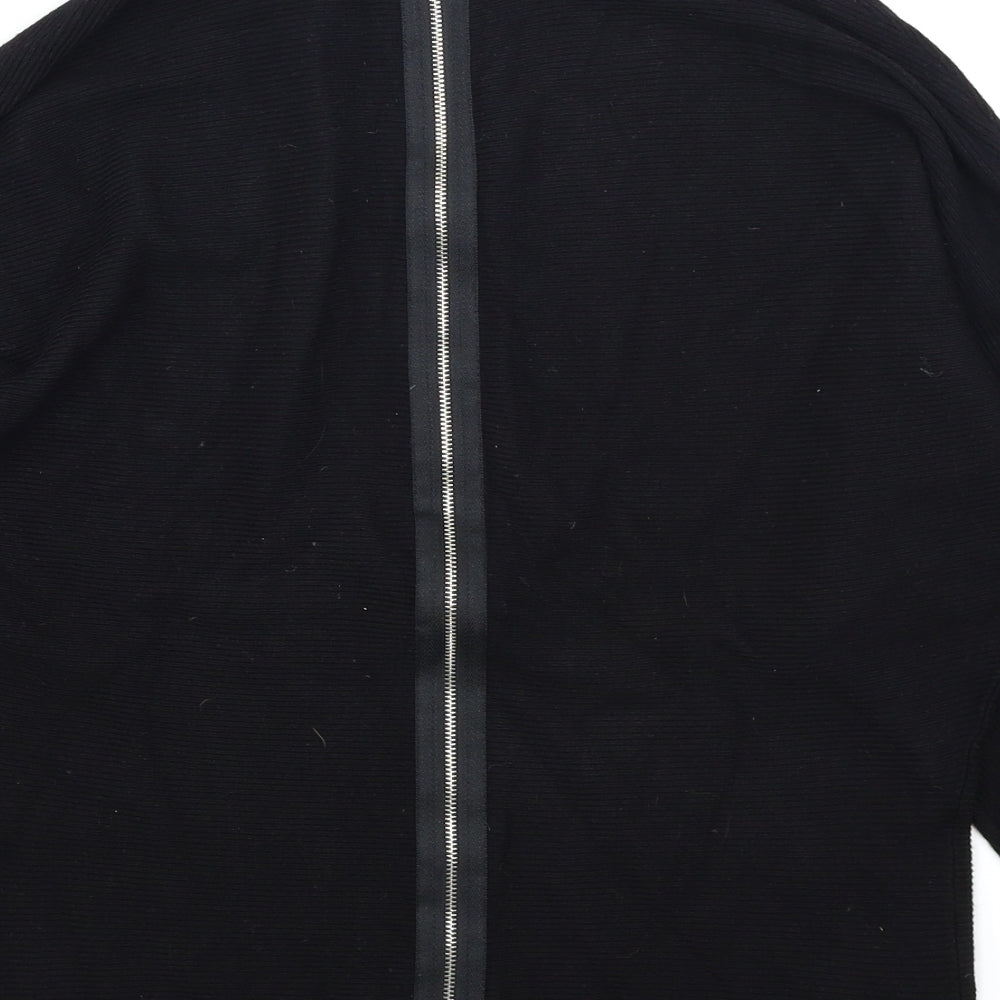 Primark Womens Black   Basic T-Shirt Size S  - Ribbed