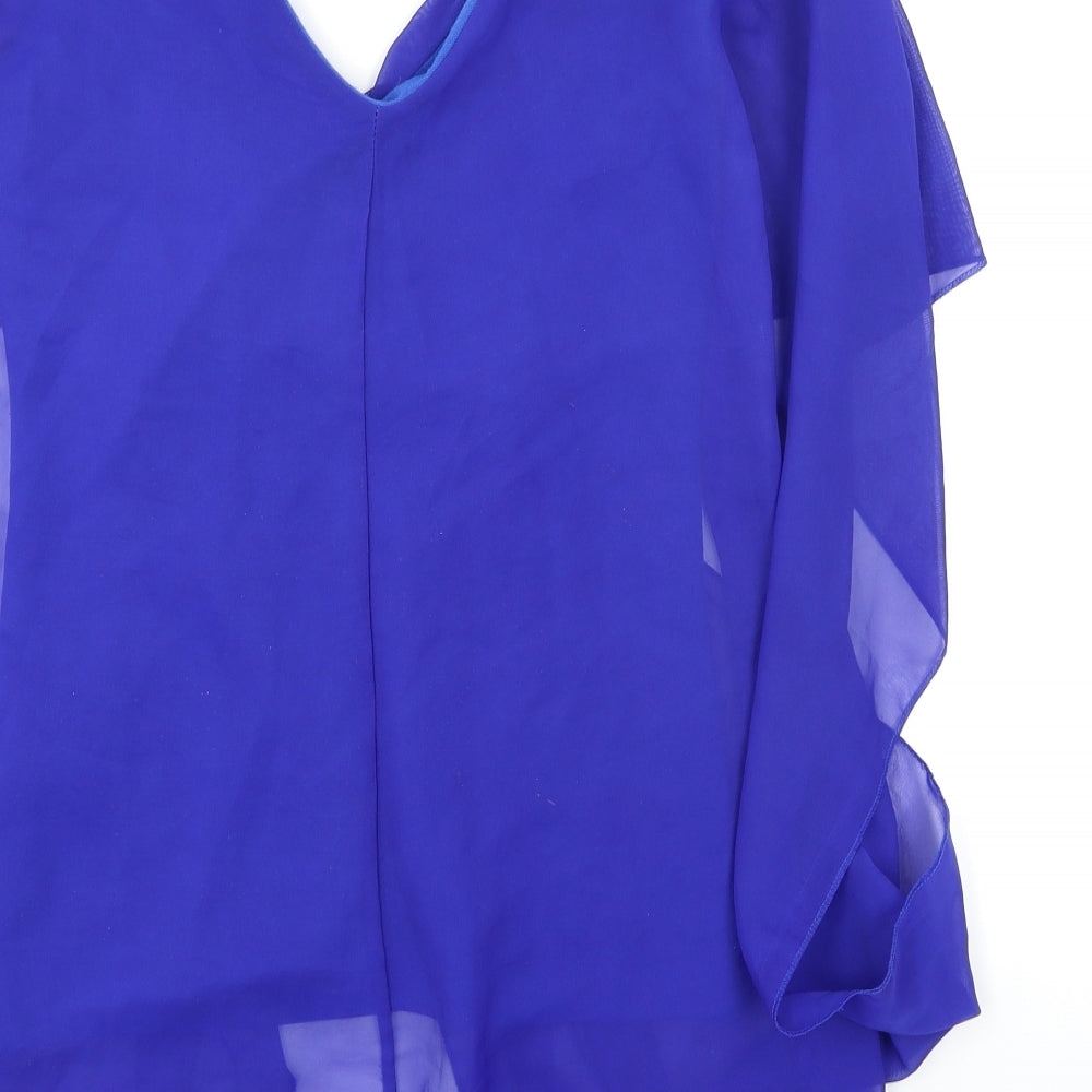 Preworn Womens Blue   Basic Blouse Size S