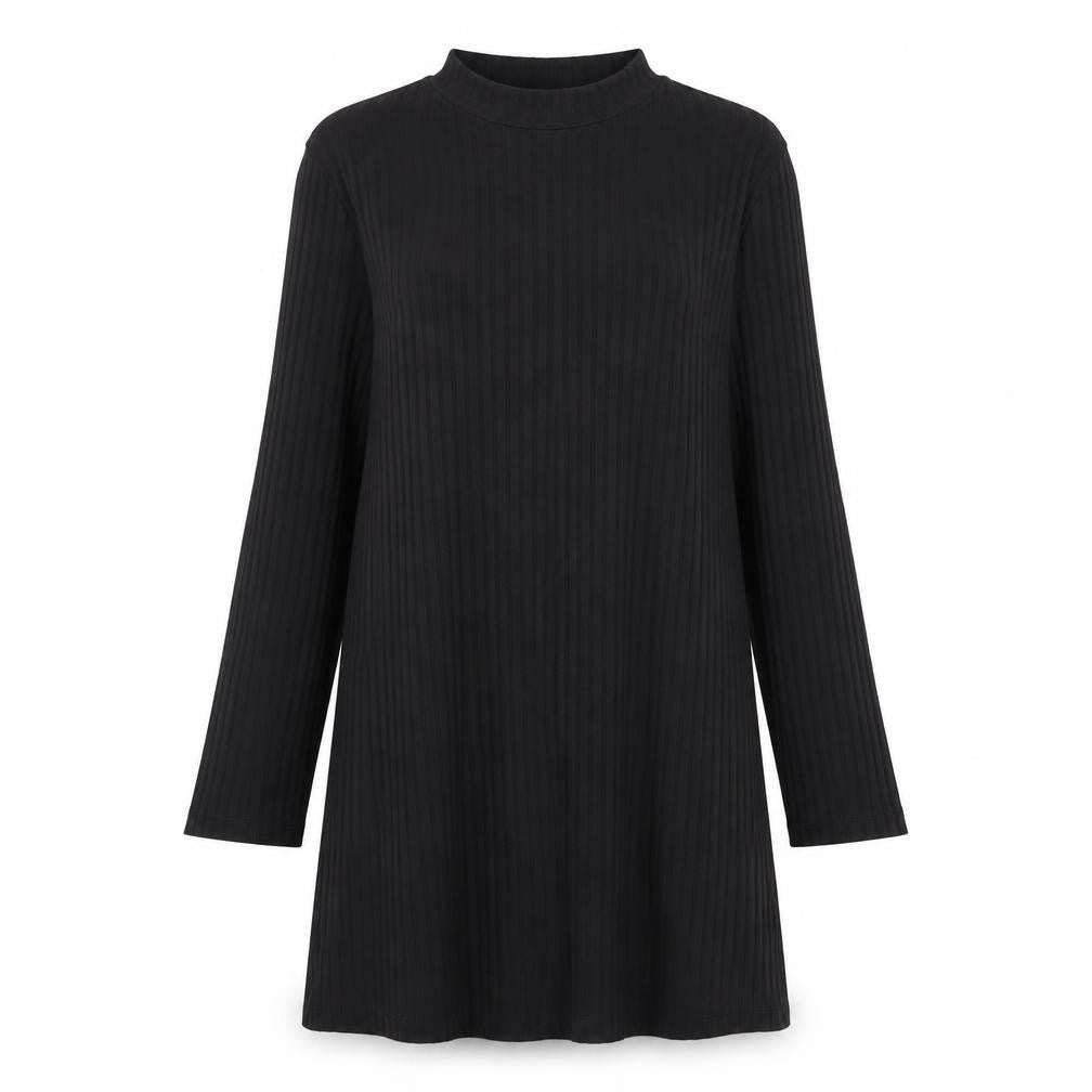 Papaya Womens Black   A-Line  Size S  - Ribbed