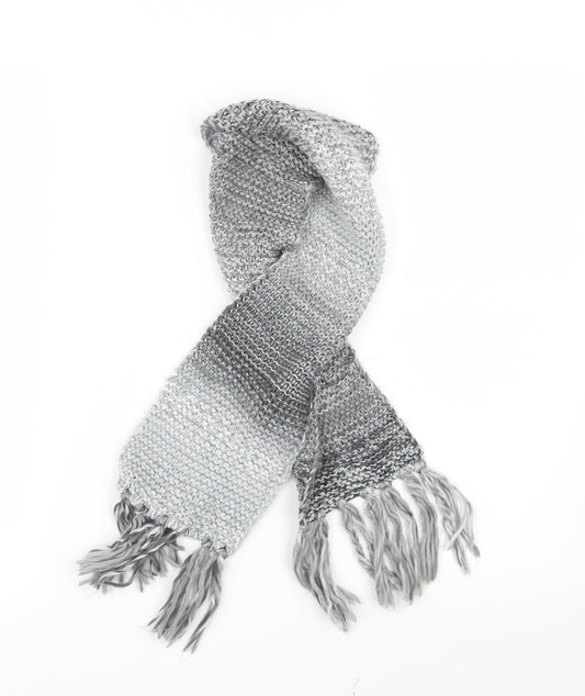 Preworn Girls Silver  Knit Scarf Scarves & Wraps One Size