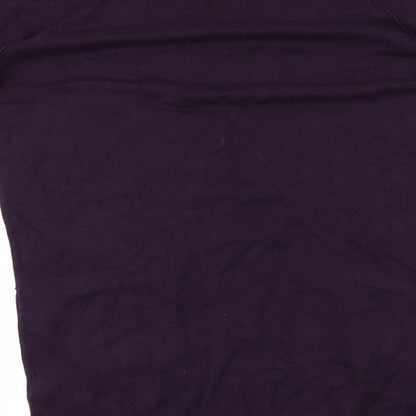 Warehouse Womens Purple  Knit Pullover Jumper Size 10