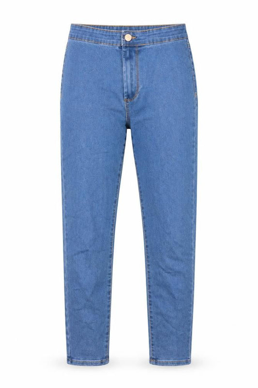 Denim Co. Womens Blue  Denim Straight Jeans Size 10 L24.5 in