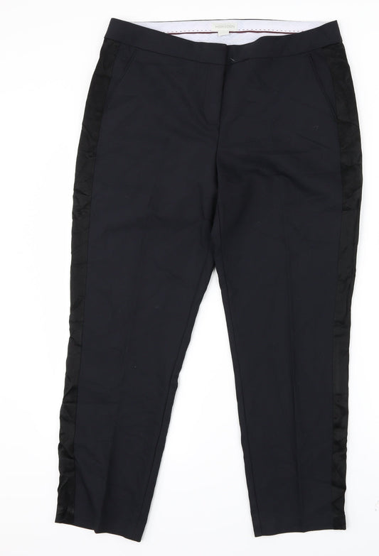 Monsoon Womens Blue   Trousers  Size 14 L26 in