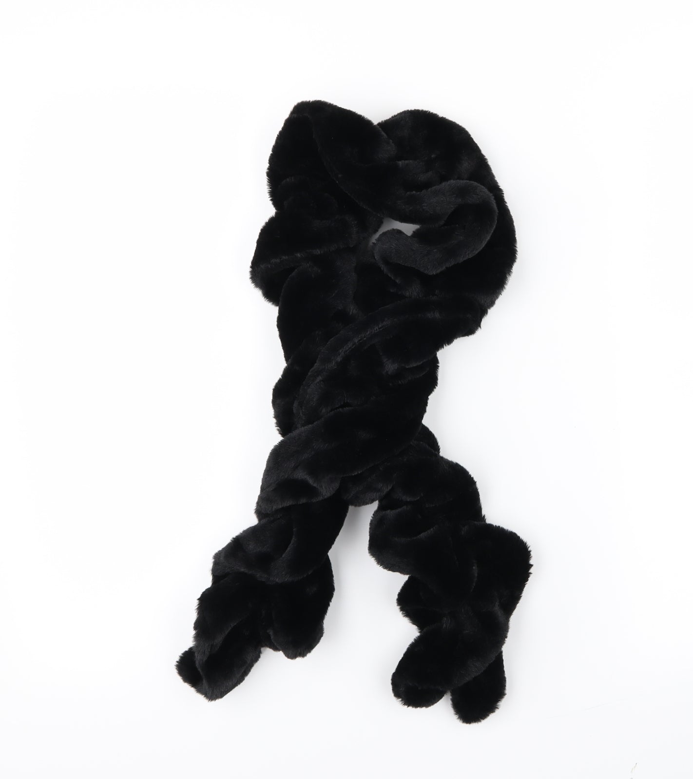 Preworn Womens Black    Scarf