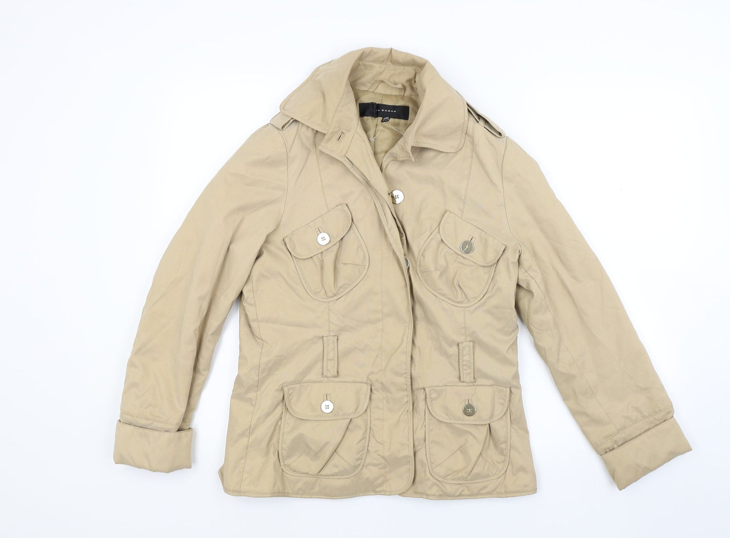 Zara Womens Brown   Jacket Coat Size L